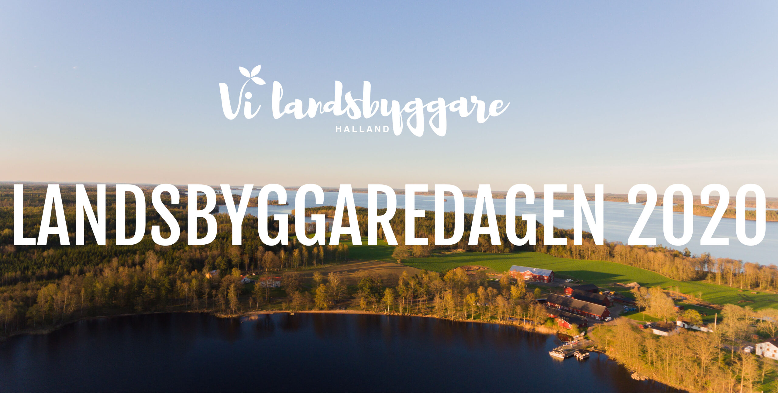 Vi Landsbyggare Halland drönarbild Landsbyggaredagen 2020